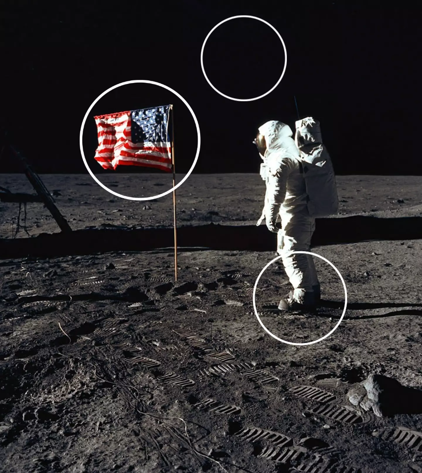 The photo in full (Heritage Space/Heritage Images via Getty Images)