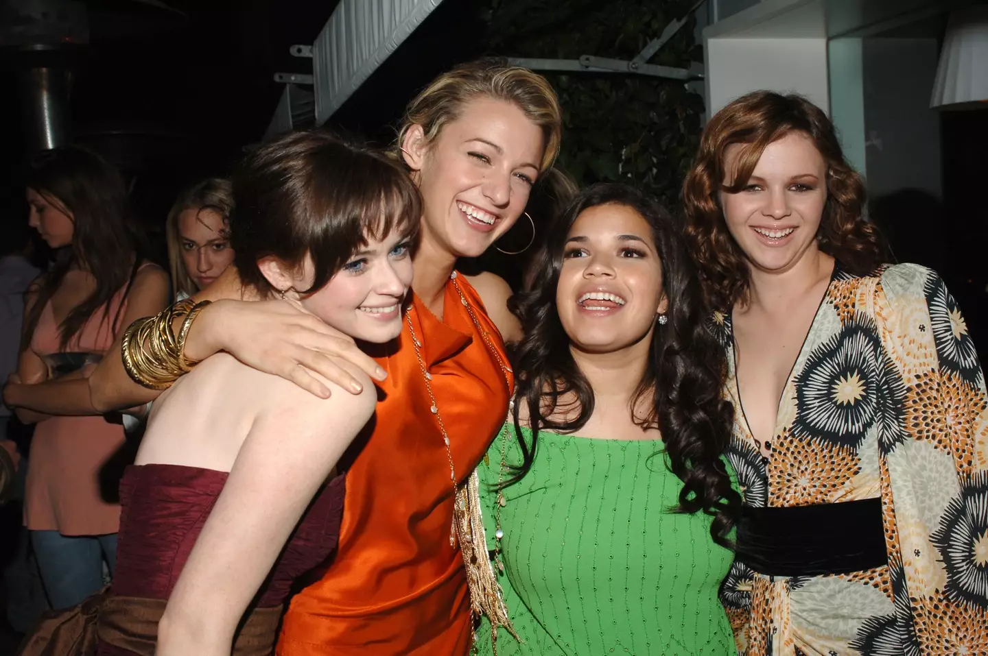 Lively and her 2005 co-stars. (L. Cohen/WireImage)
