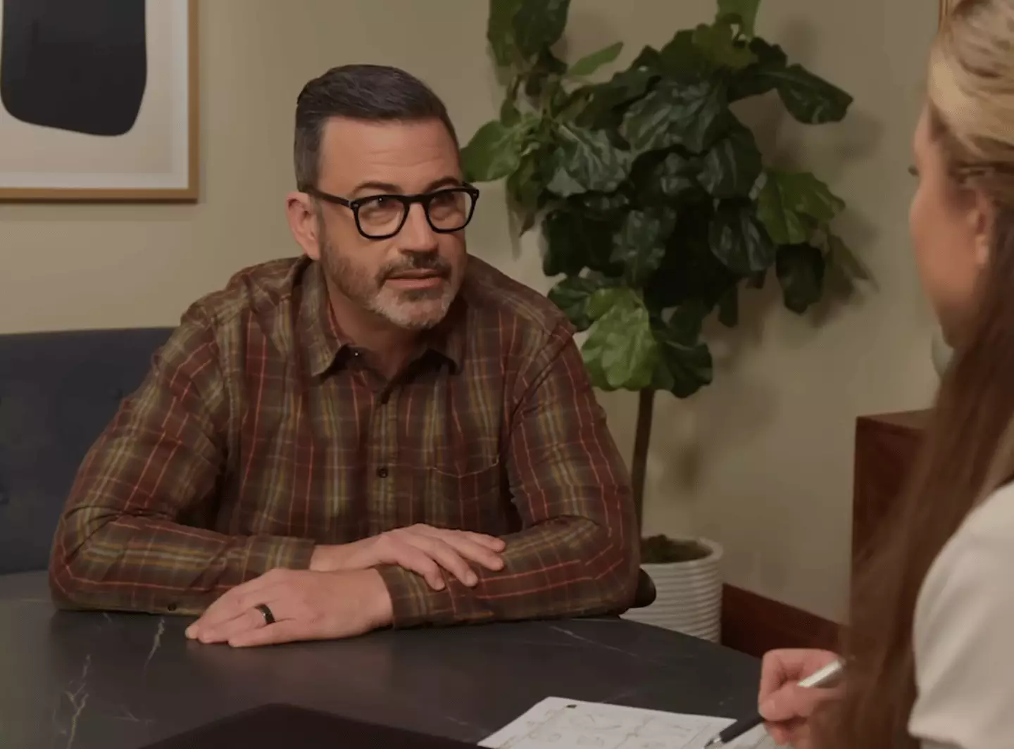 Jimmy Kimmel took a cognitive test similar to one Donald Trump will have taken (YouTube/Jimmy Kimmel Live)
