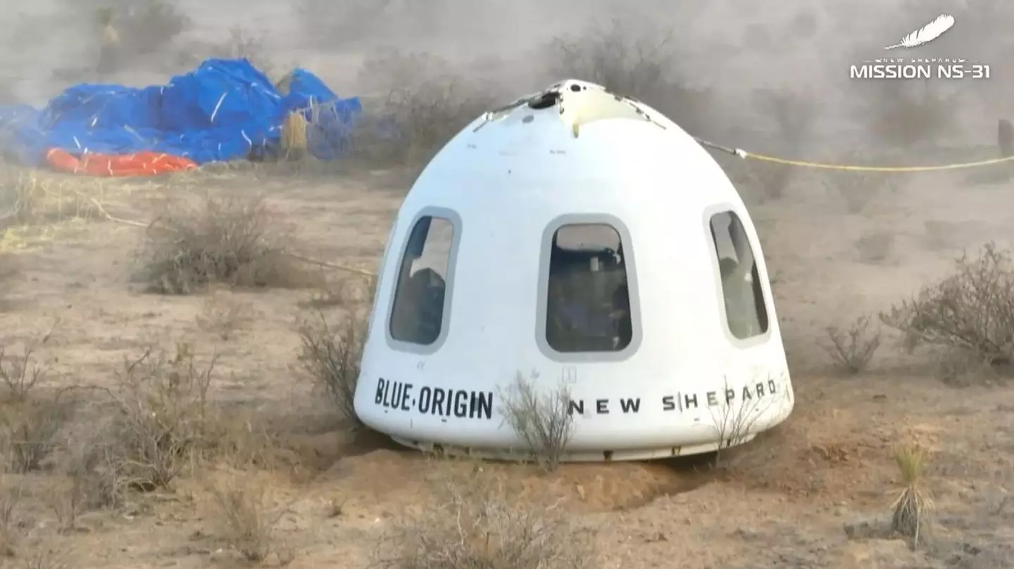 Truth behind ‘fake hand’ spotted on Blue Origin space flight as conspiracy theorists claim something is ‘wrong’