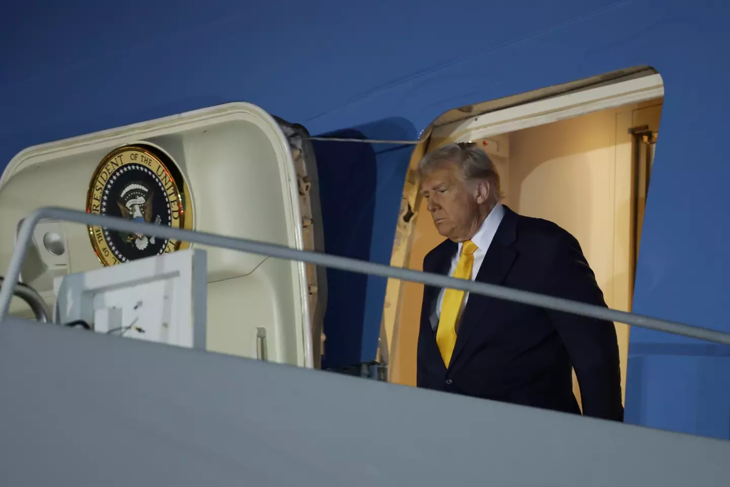 Trump has said he wants to accept the new plane as a gift (Joe Raedle/Getty Images)