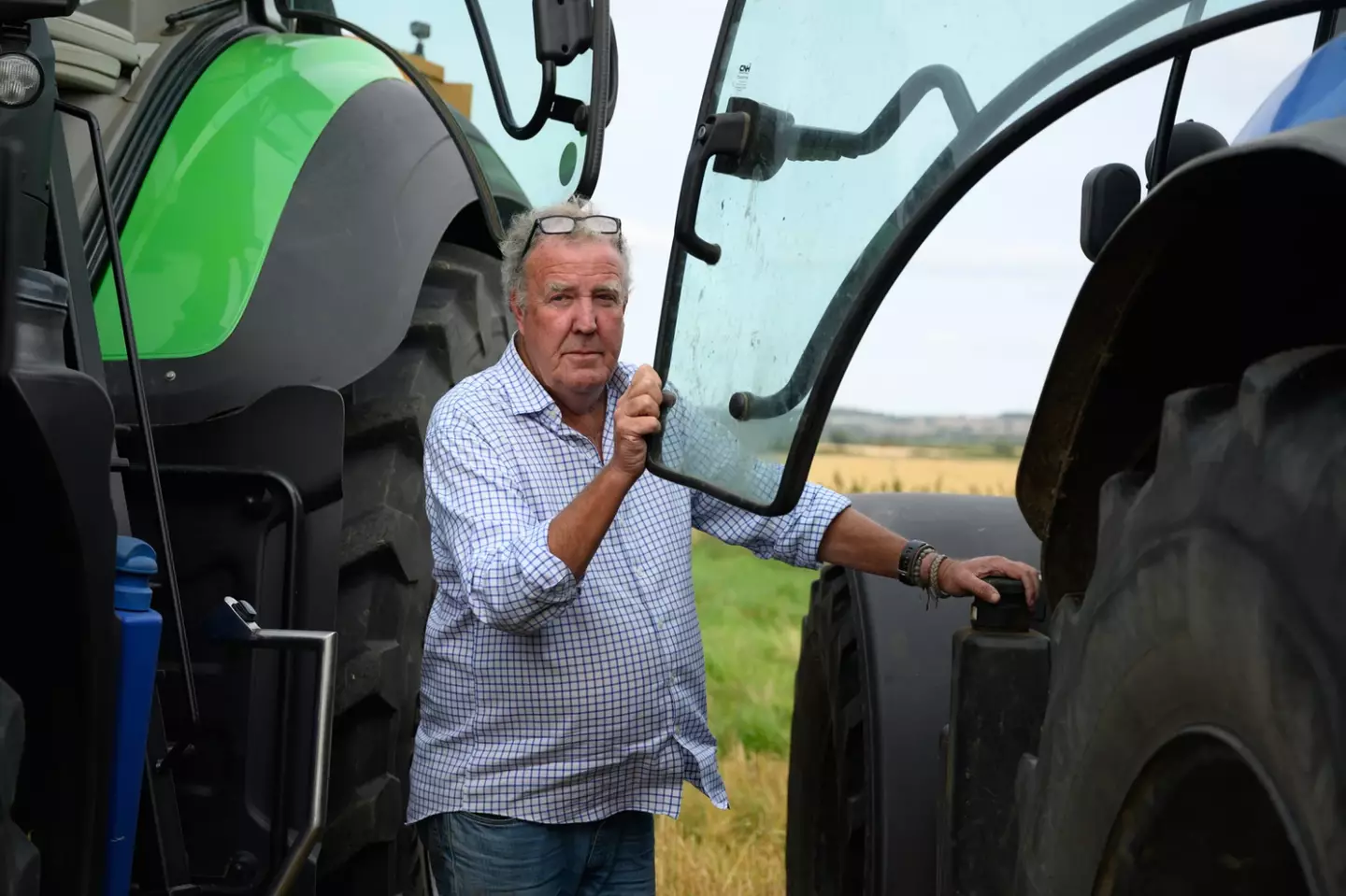 Jeremy Clarkson bought the green tractor in the latest season of Clarkson's Farm (Amazon Prime)