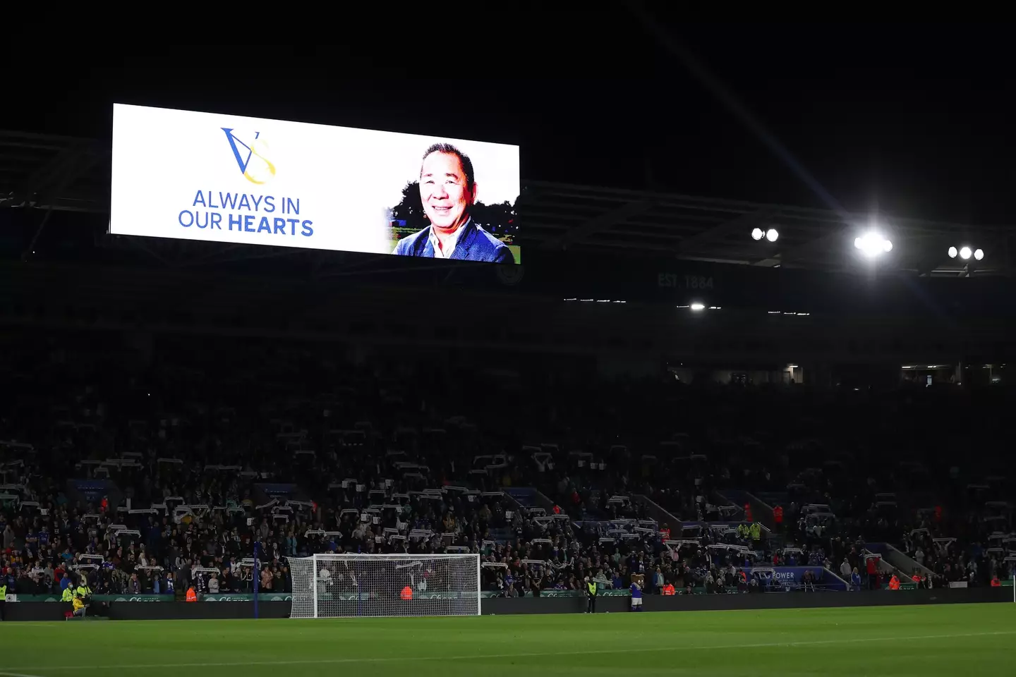 Leicester City's chairman Vichai Srivaddhanaprabha.