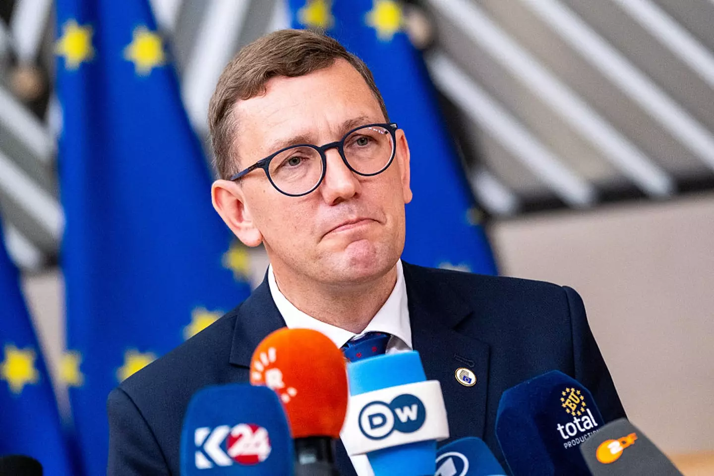 Estonian prime minister Kristen Michal condemned the actions of Russia (MARTIN BERTRAND/Hans Lucas/AFP via Getty Images)