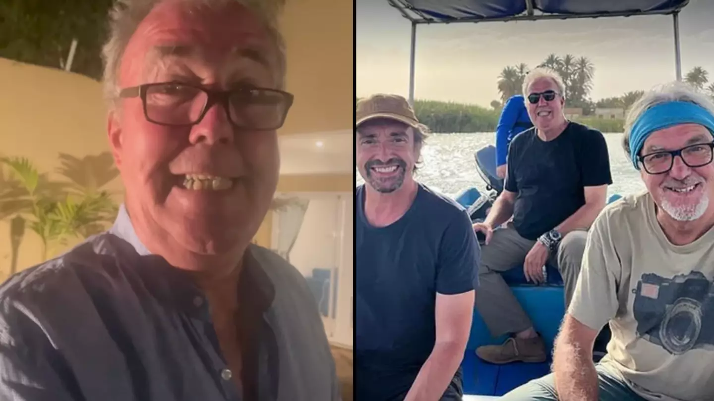 Jeremy Clarkson finally reunites with Hammond and May while filming the Grand Tour