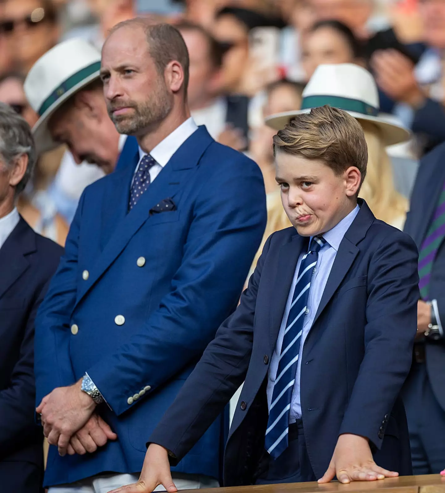 Prince William will be forced to distance himself from his son Prince George (Tim Clayton/Getty Images)