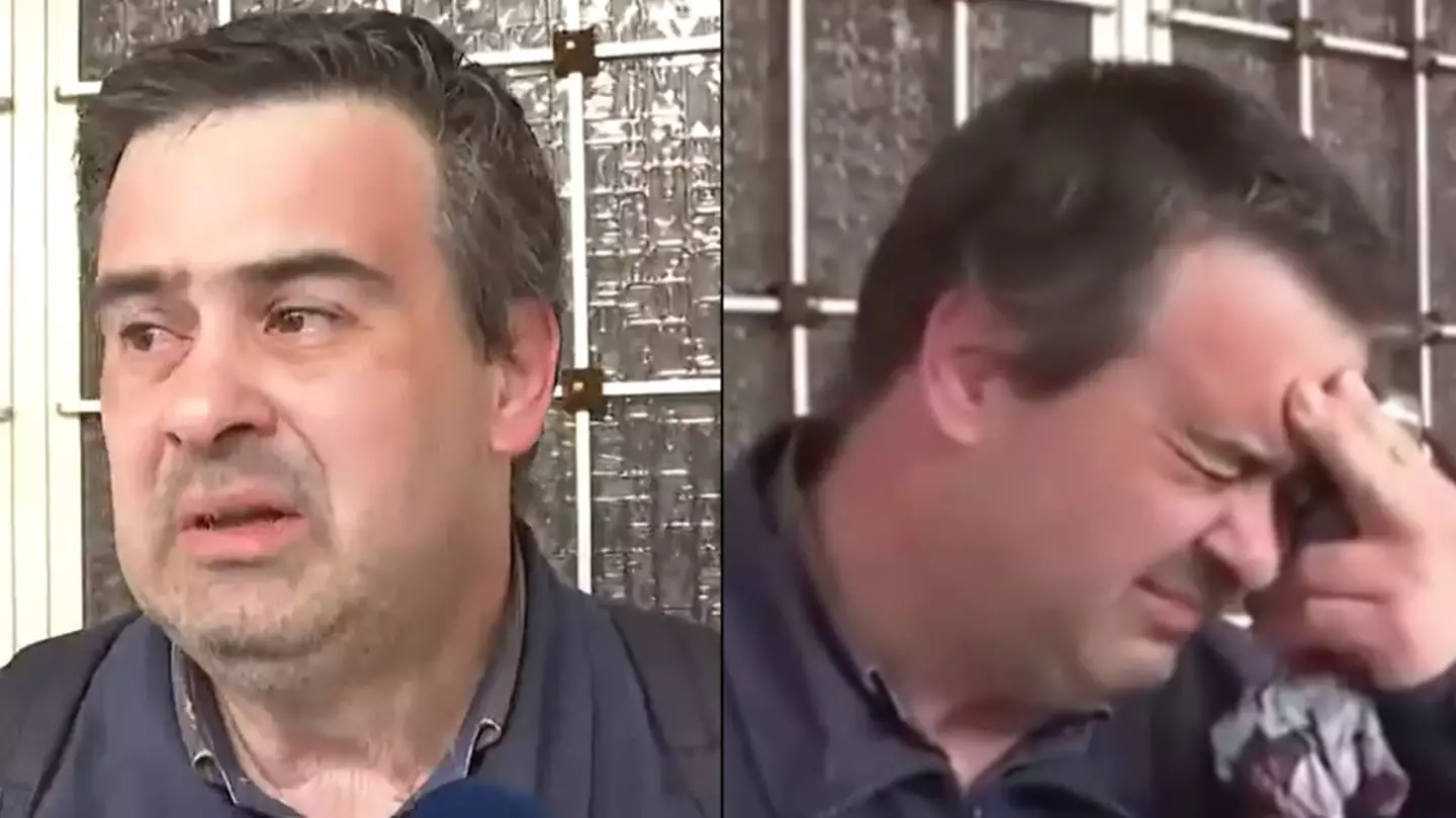 Shocking moment man admits live on TV to killing 80-year-old mother as he 'couldn't manage her'