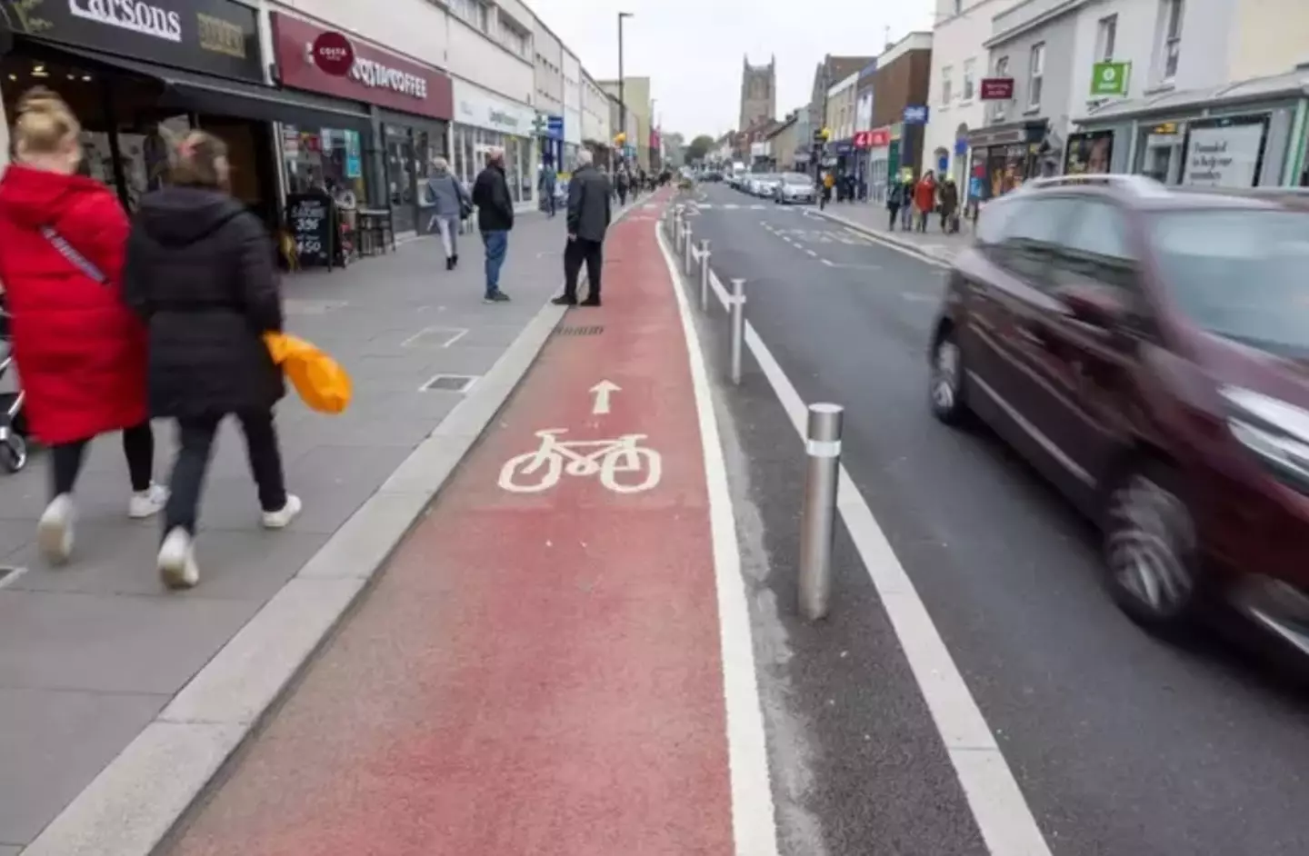 The controversial bike lane has led to 59 people getting injured.