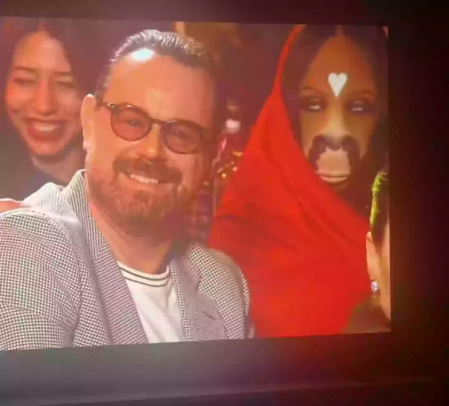 She was spotted next to Danny Dyer (ITV)