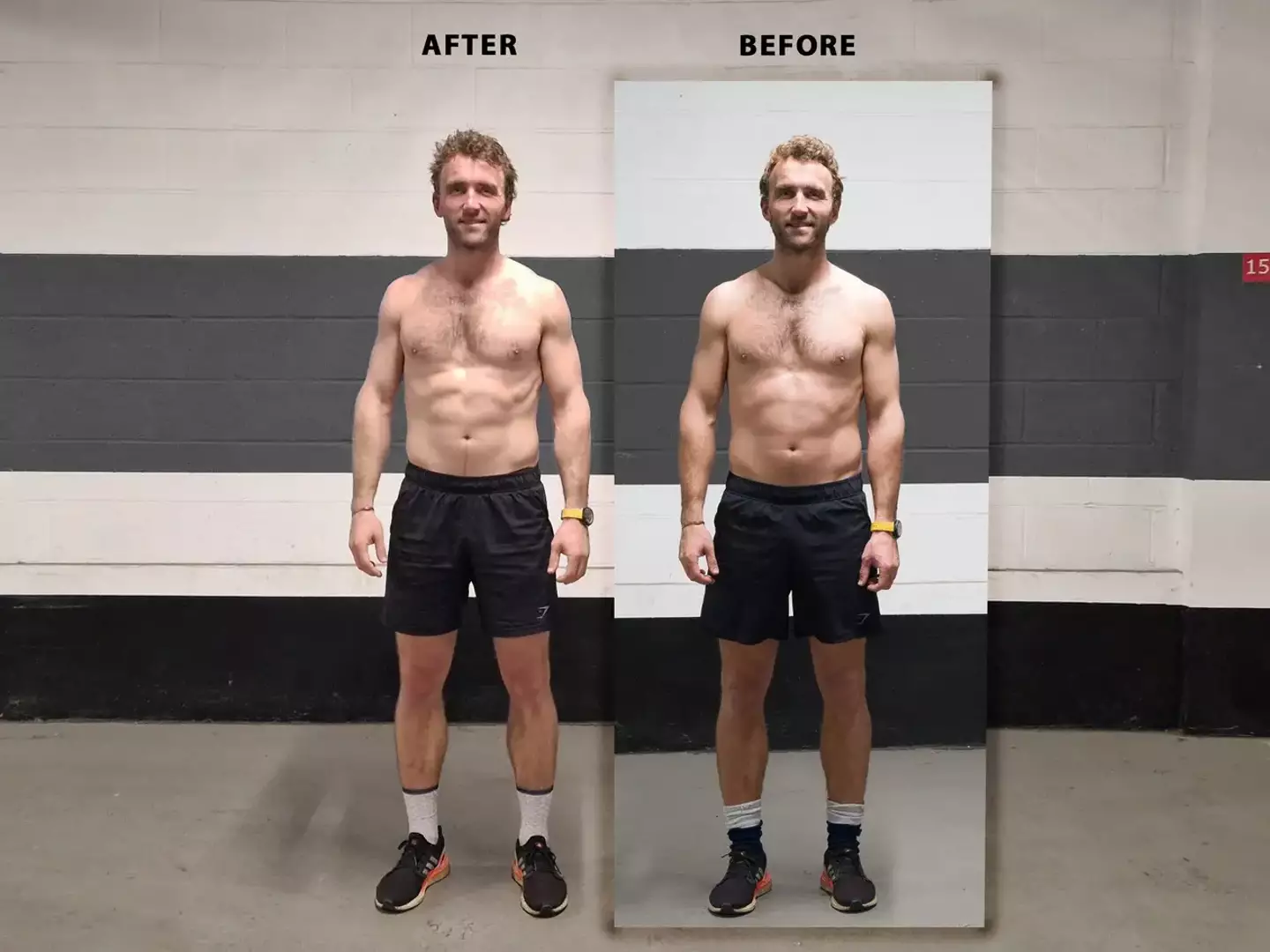 Ross only noticed a small difference in his physical fitness despite putting twice the work in (Instagram/@theturnertwiins)
