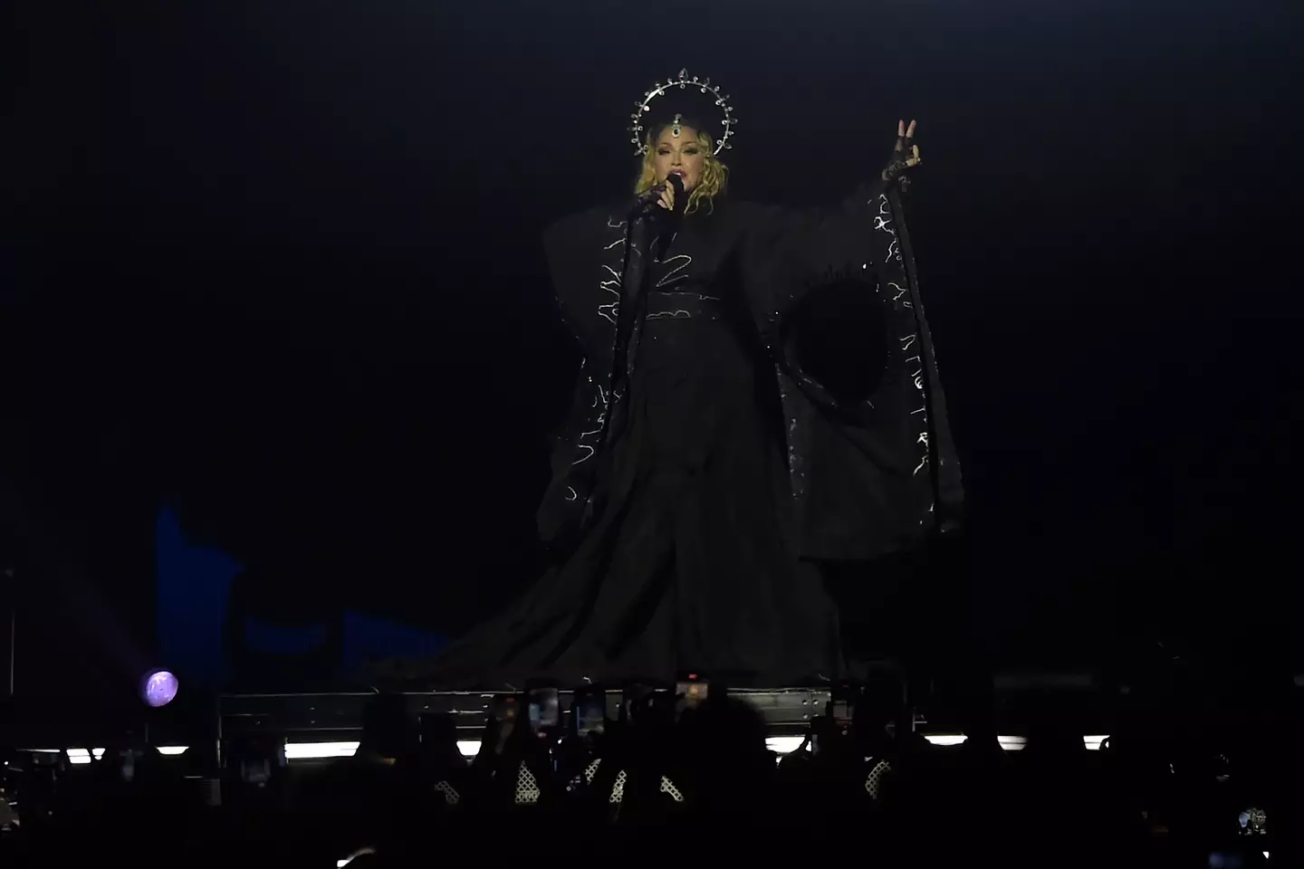 Madonna at her Rio show. (Dhavid Normando/Getty Images)