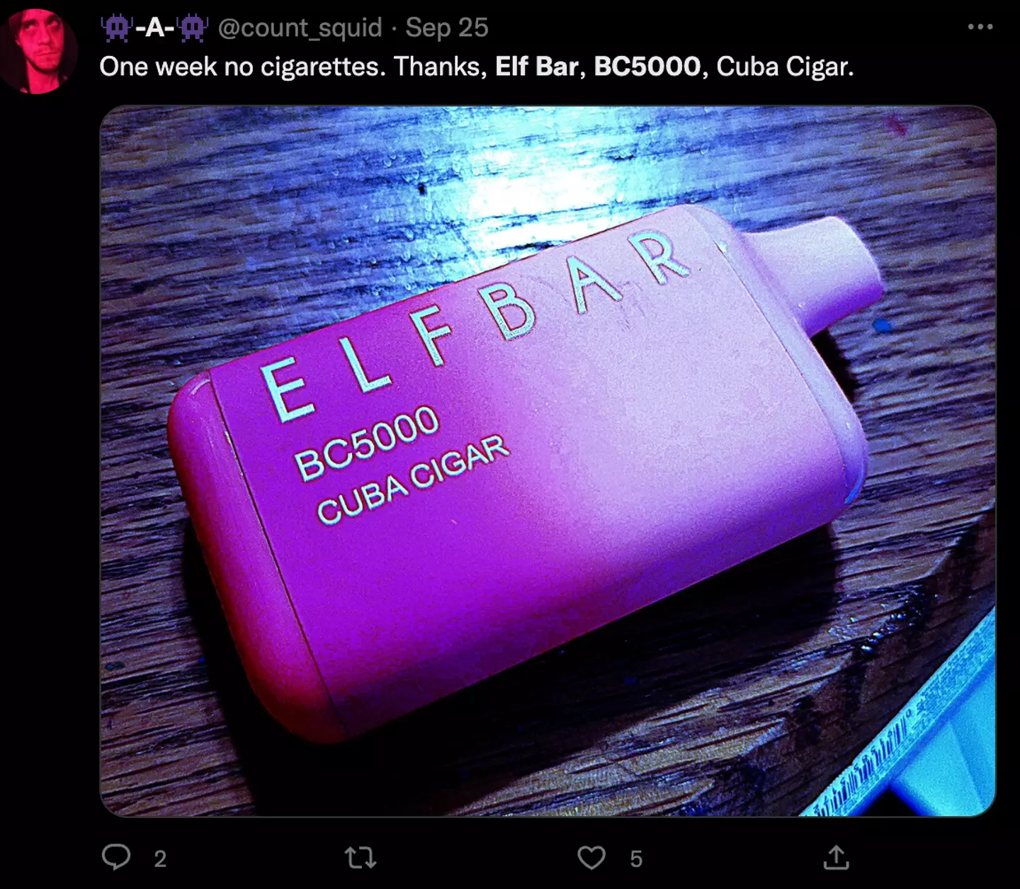 Many are turning to vapes such as Elf Bars to try and give up smoking.
