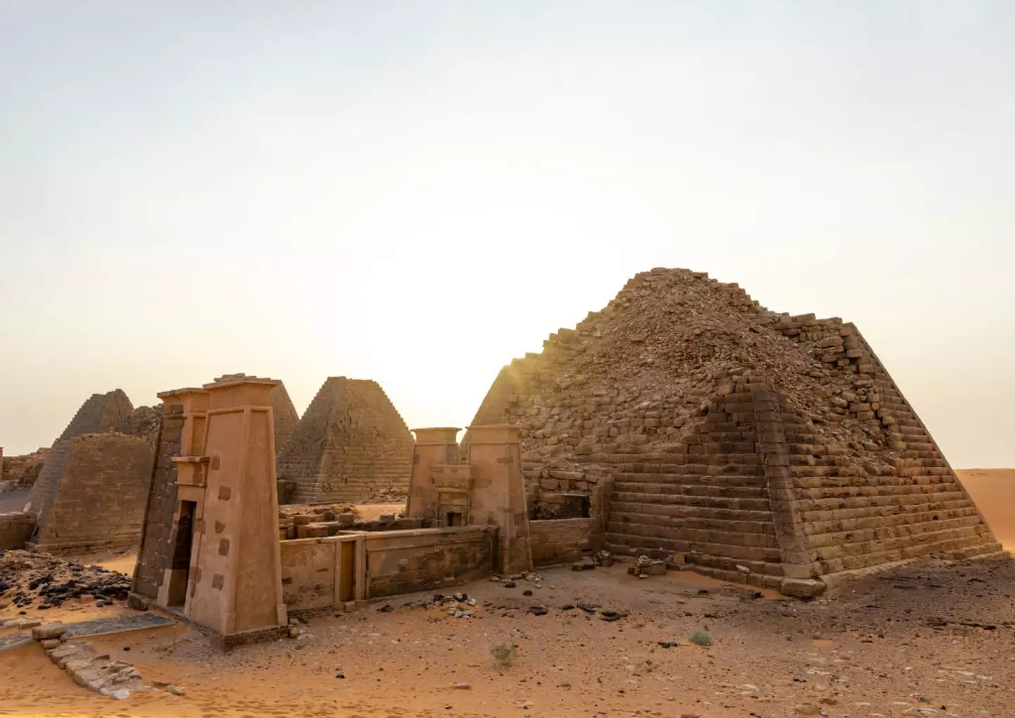 Workers and elites were buried in Nubia pyramids (Eric Lafforgue/Art in All of Us/Corbis via Getty Images)