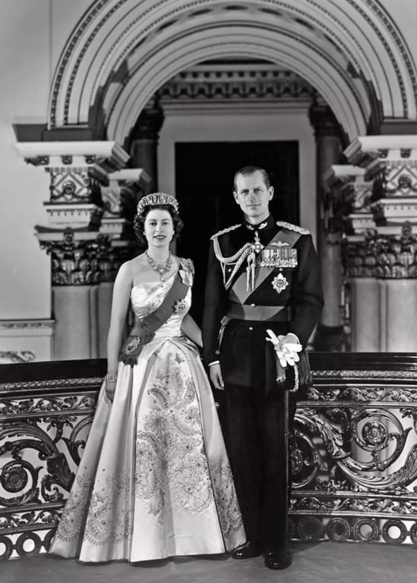 The Queen and Prince Philip in 1958.