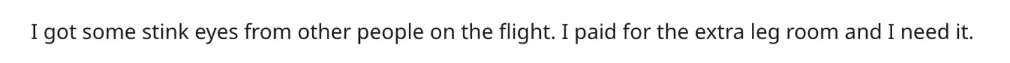 Other passengers gave the man 'stink eye' for refusing the elderly couple his seats.