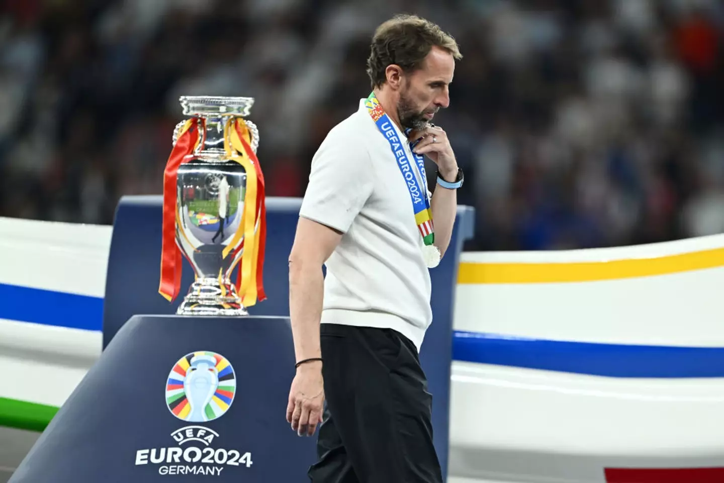 The England manager has taken a lot of the blame following the result. (Dan Mullan/Getty Images)
