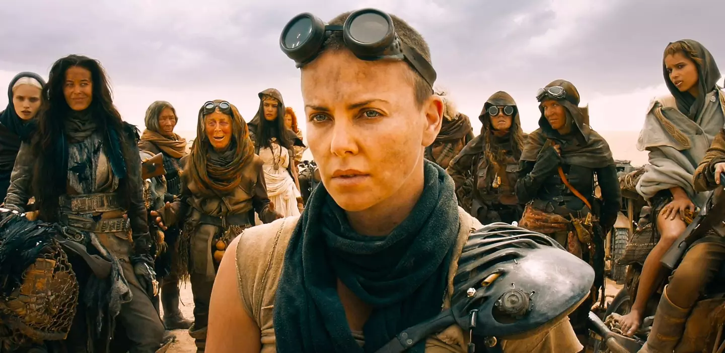 Theron in Mad Max: Fury Road (2015).