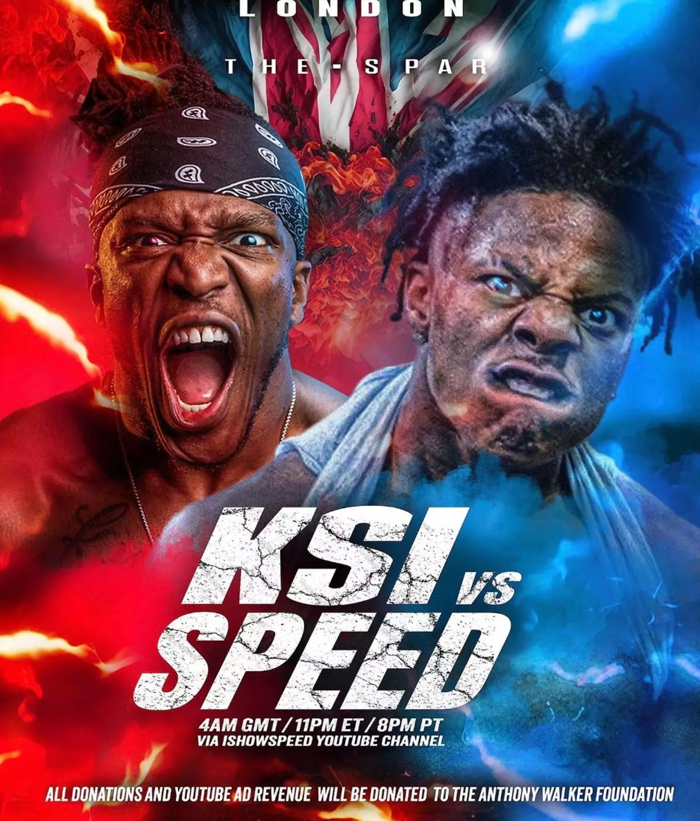 The two internet stars are set to battle it out in the boxing ring.