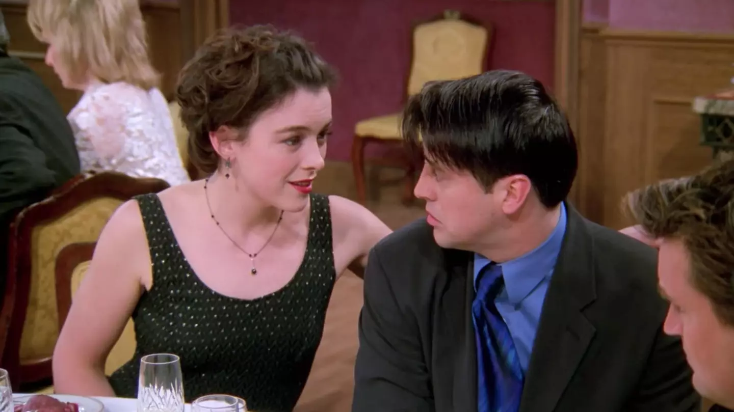 The actress starred as a flirty bridesmaid who fancied Joey Tribbiani (NBC)