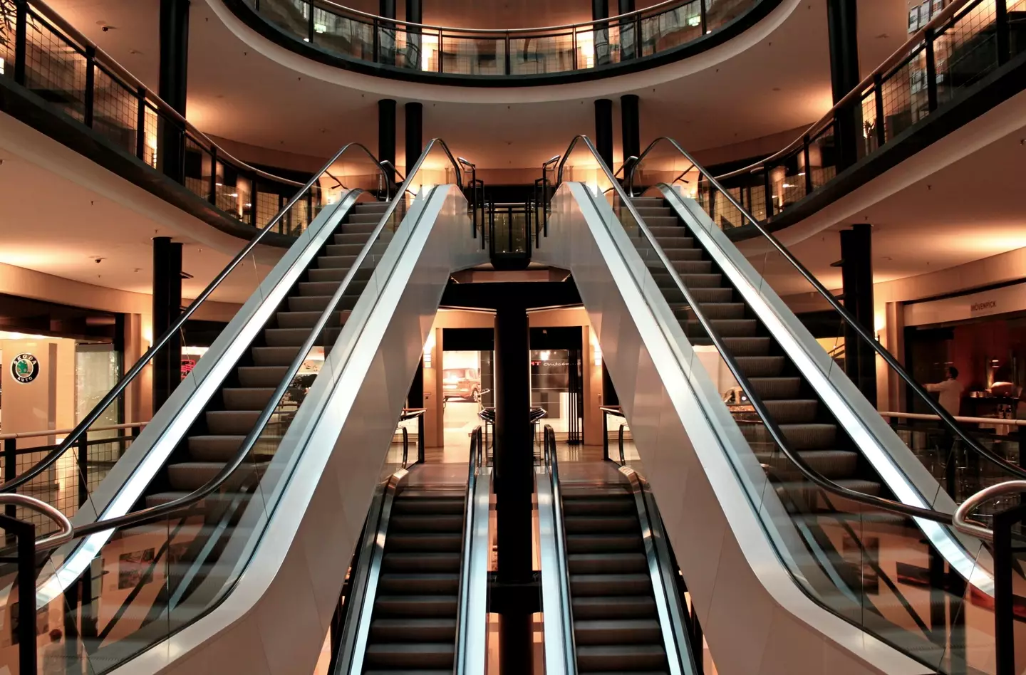 There is also 'safety brush' on escalators.