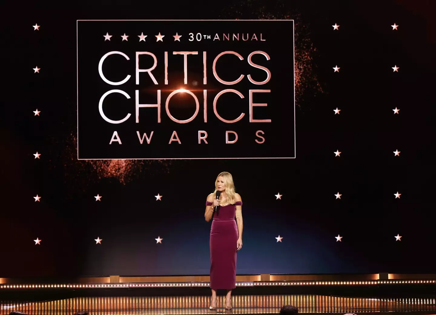The Critics Choice Awards host joked that we weren't getting a sequel to It Ends With Us (Kevin Winter/Getty Images for Critics Choice Association)