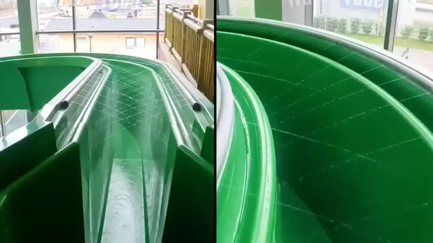People have huge concerns after seeing how world's first stand-up waterslide works