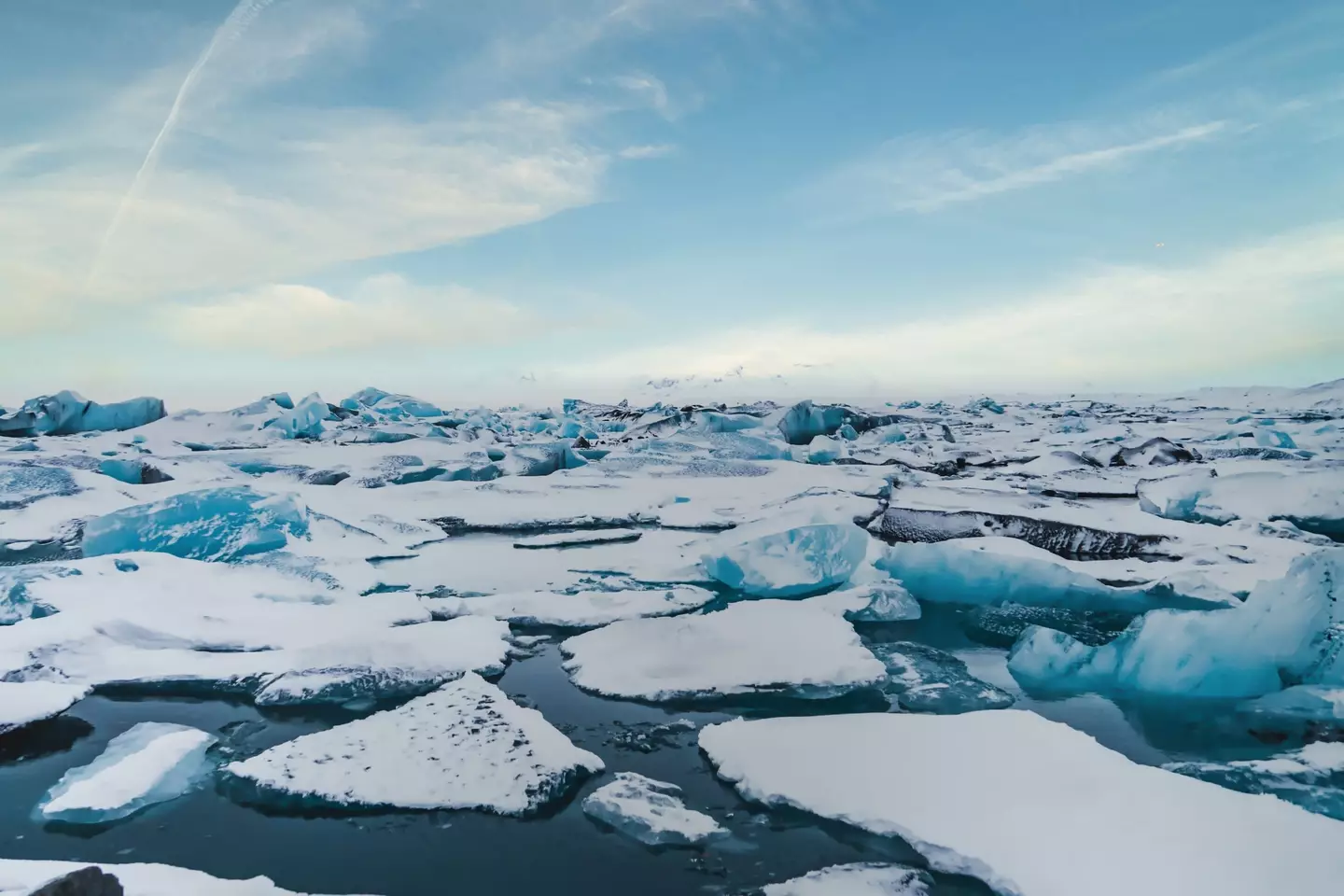 The melting ice caps are also a huge problem for planet Earth (Getty Stock)