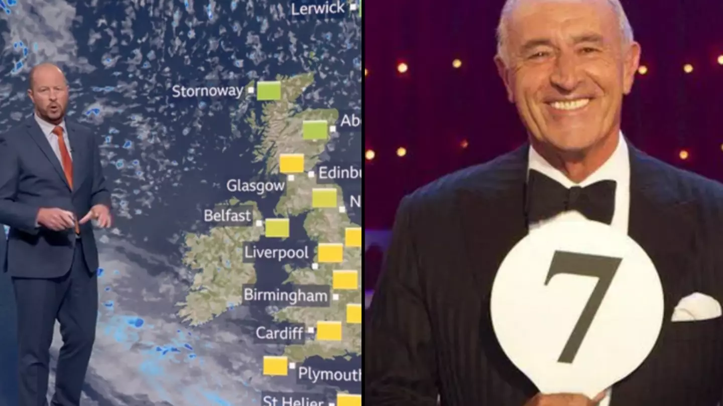 BBC weatherman makes sneaky tribute to Len Goodman during report