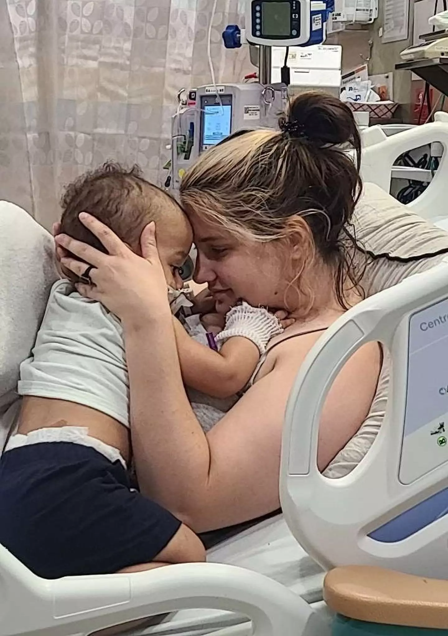 Kai had swallowed a button battery that was burning its way through his throat (Kennedy News and Media)