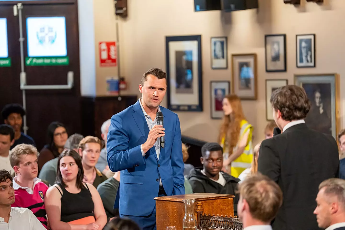 Charlie Kirk was fatally shot at an event at Utah Valley University this week (Nordin Catic/Getty Images for The Cambridge Union)
