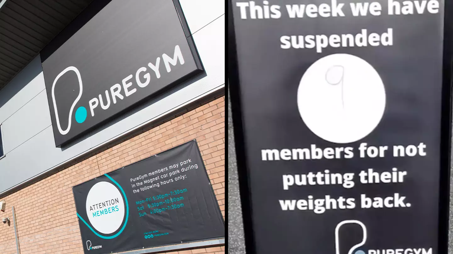 PureGym has started suspending people for not putting their weights back