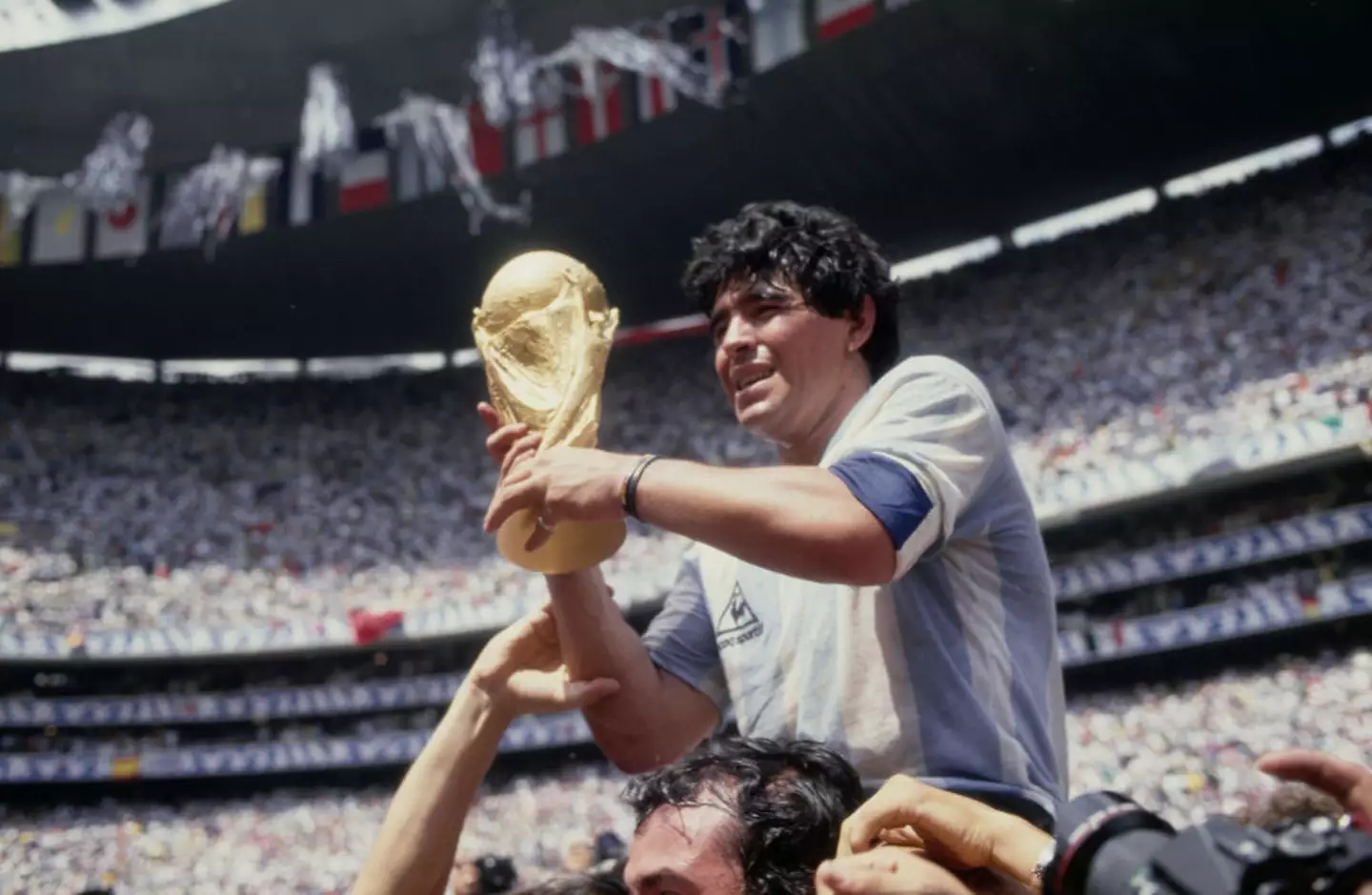 Maradona won the World Cup in 1986 (Bongarts/Getty Images)