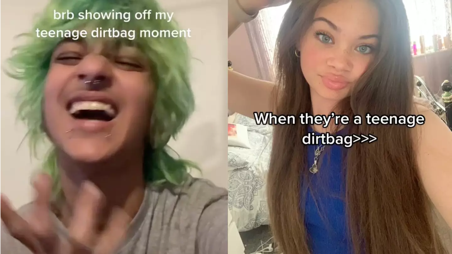 What is the teenage dirtbag trend on TikTok?