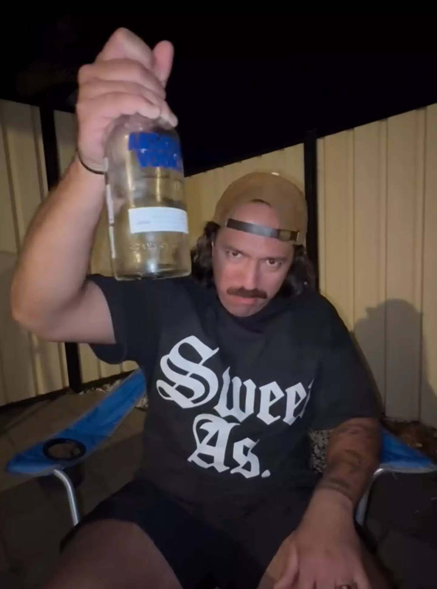 The creator downed a full litre of Vodka (Instagram/Joshysgoods)