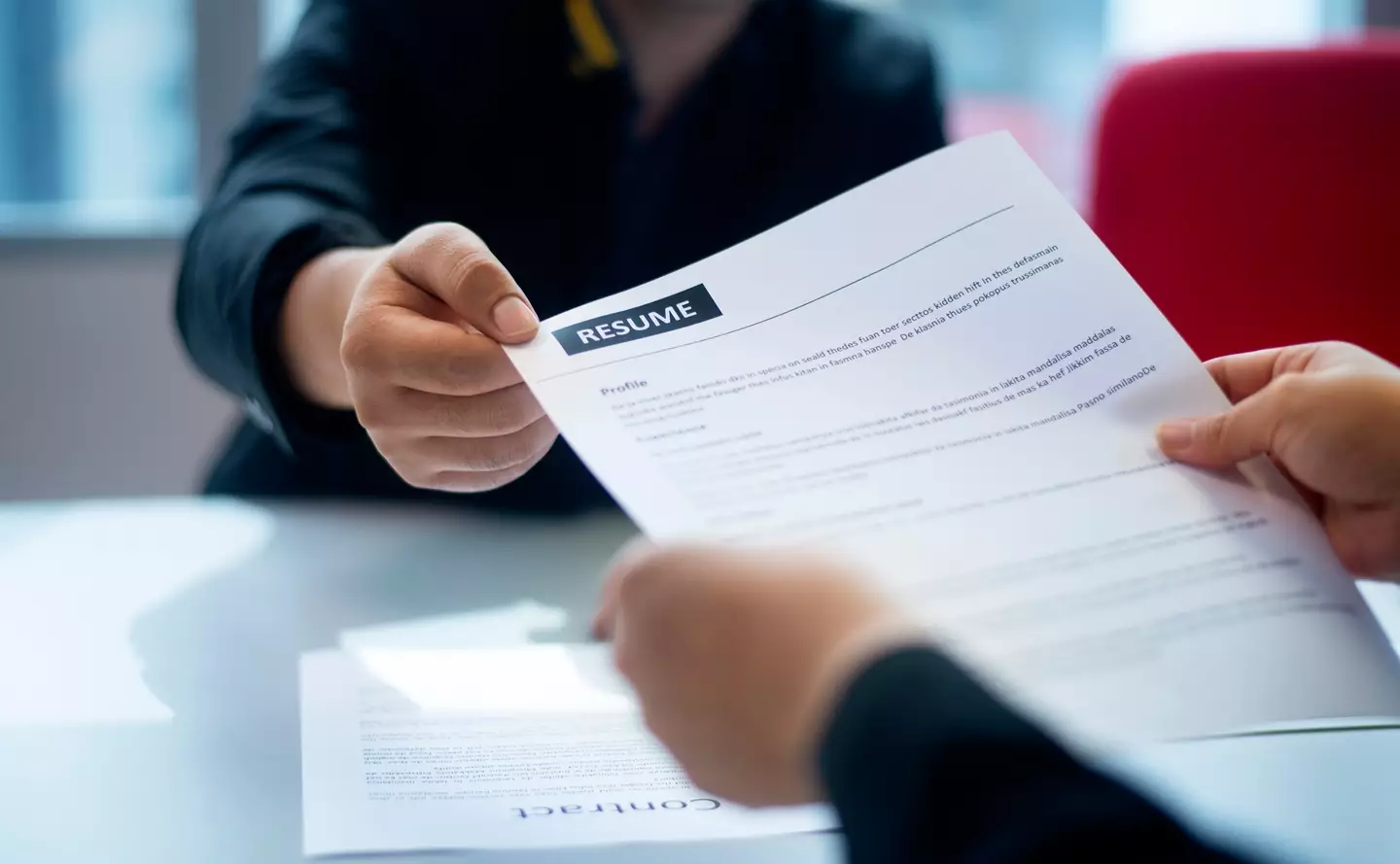 "Ok, so I did lie on my CV but I didn't expect you to actually ask me about it." (Getty Stock Photo)