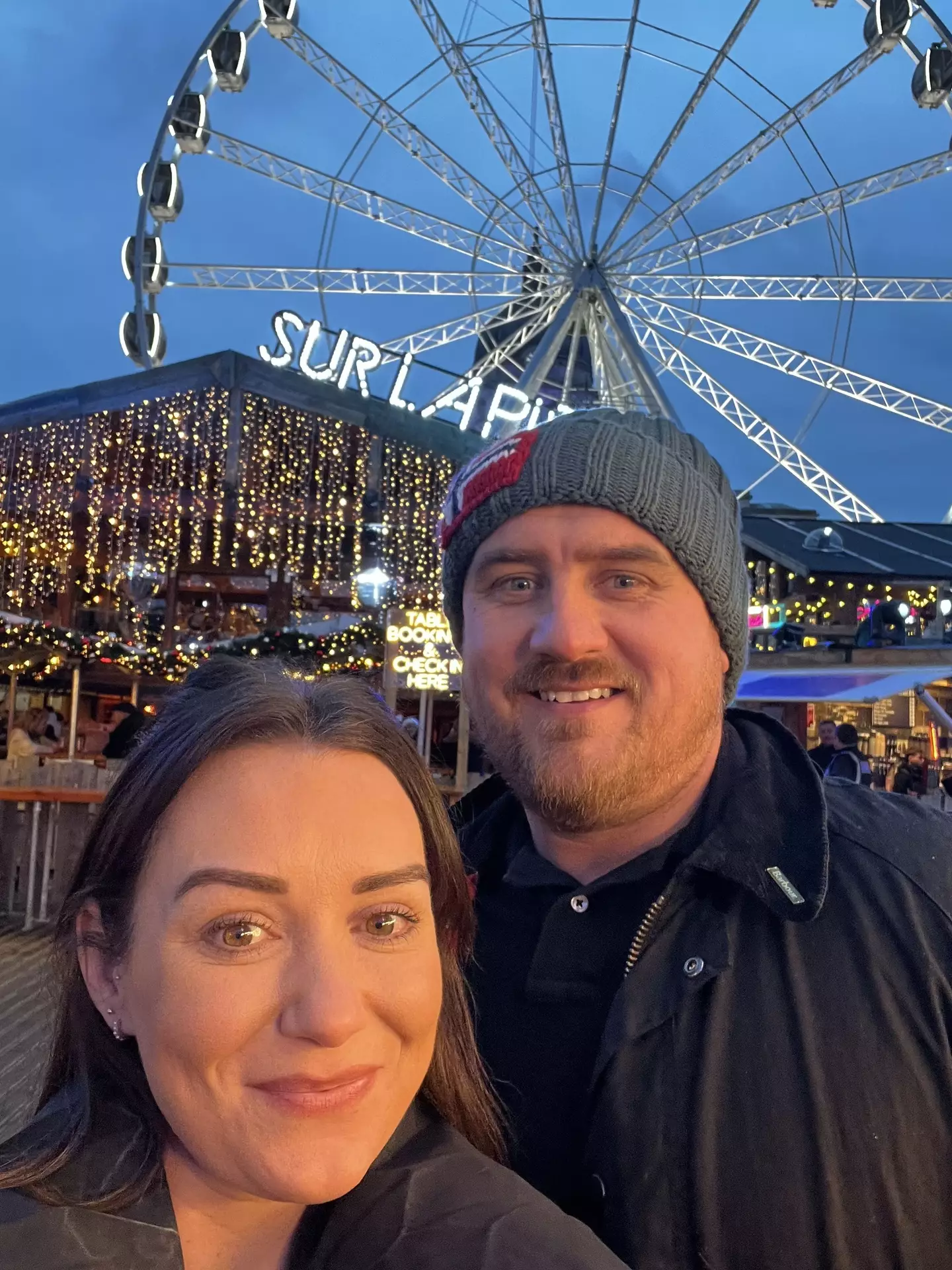 Laura and Alan Brumpton ended up forking out a fortune for two hotdogs (Kennedy)