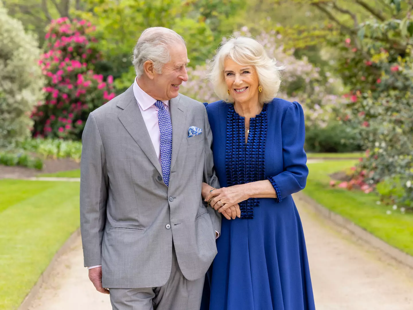 A new photo of the King and Queen has been released. (Millie Pilkington/handout)