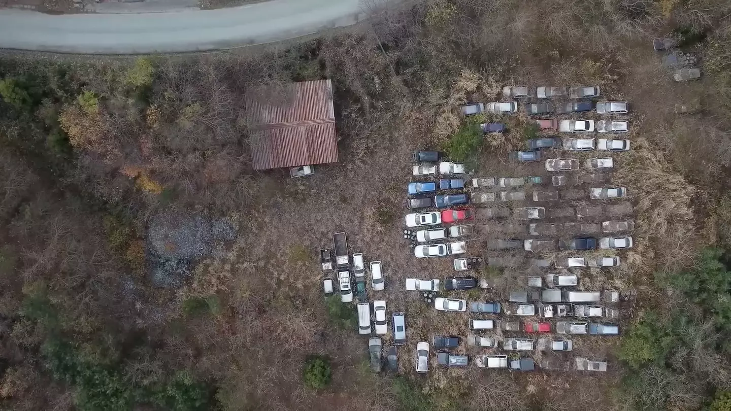 The cars were abandoned during the incident in 2011.