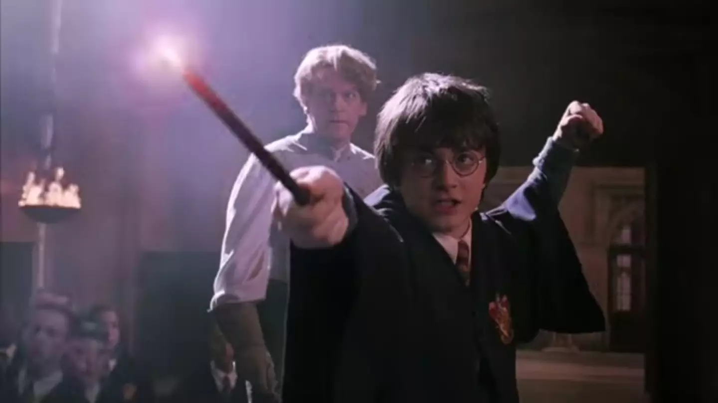 Daniel Radcliffe in the Harry Potter film series.