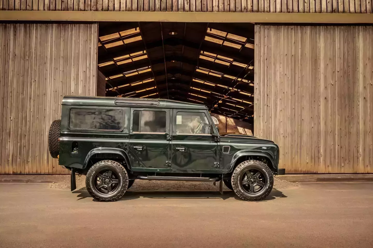 The company is known for modifying Land Rover Defenders (Twisted)