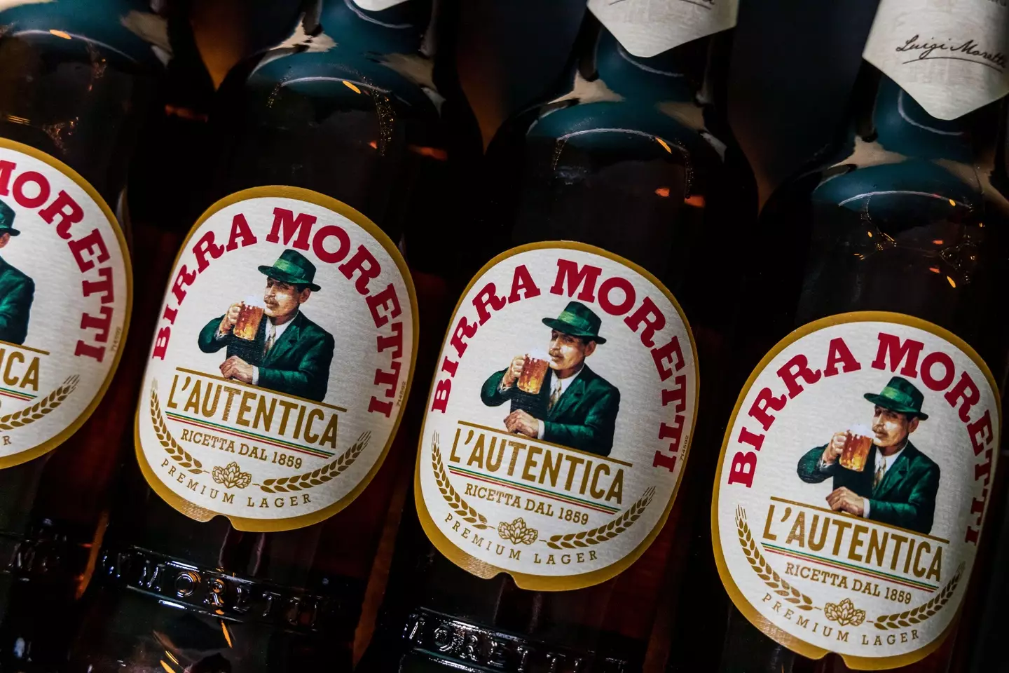 Birra Moretti is brewed over in the UK.