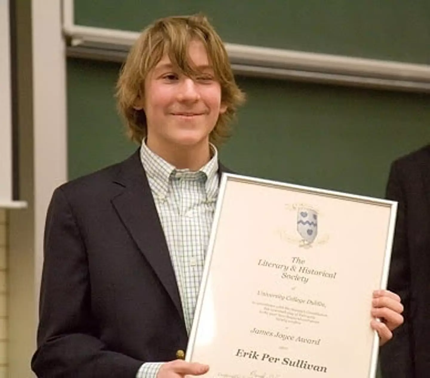 Sullivan won a literary award.