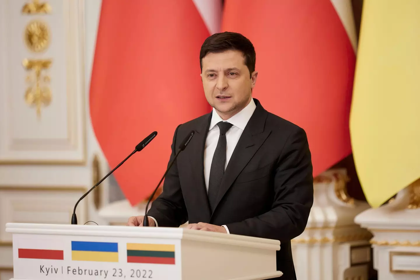 Ukrainian President Volodymyr Zelenskyy.