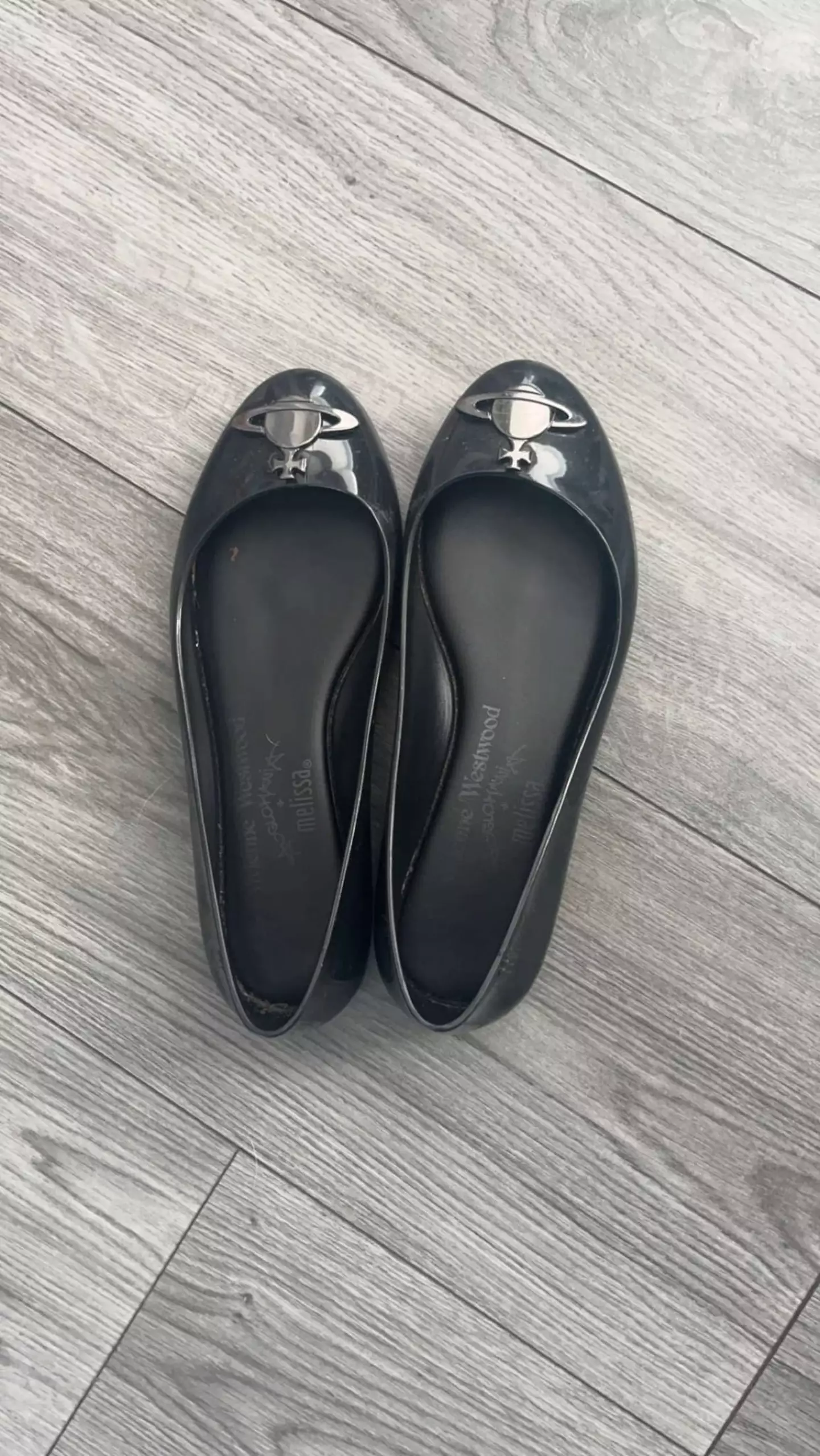 The black Vivienne Westwood pumps retail at £100.