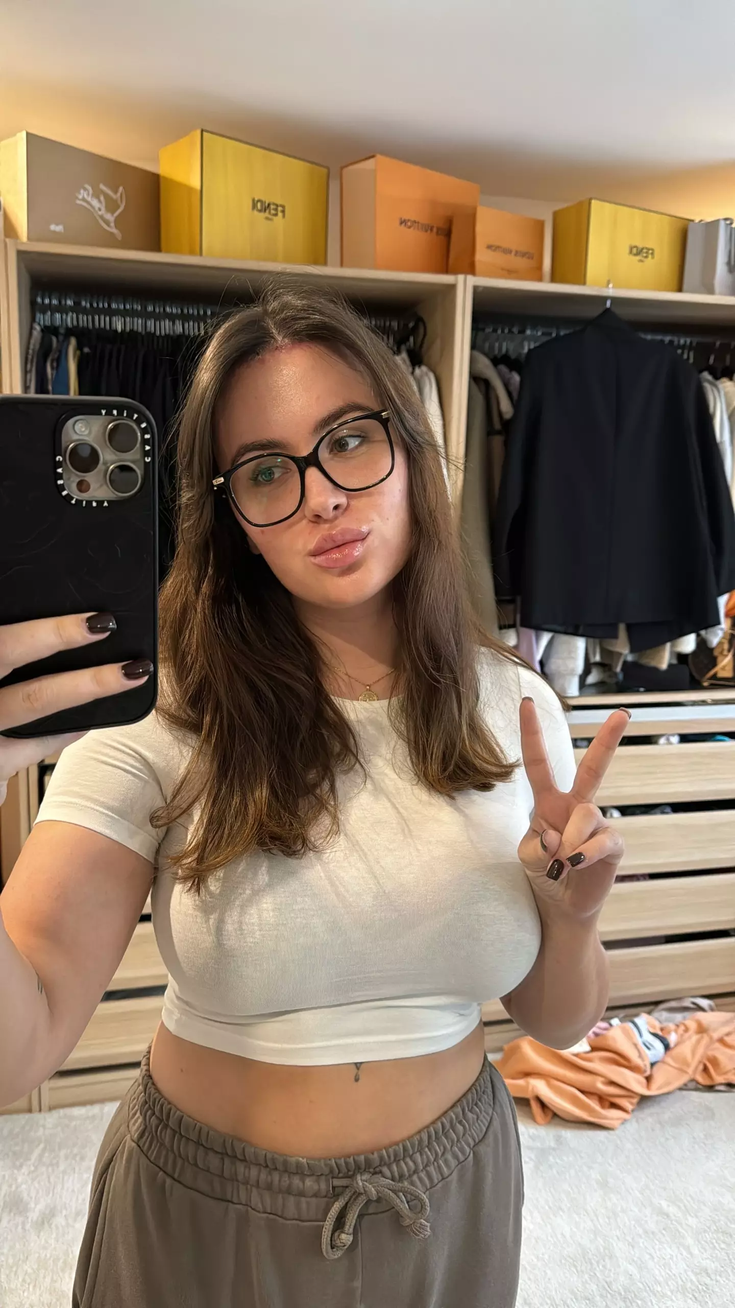 Beth is happy with her results.