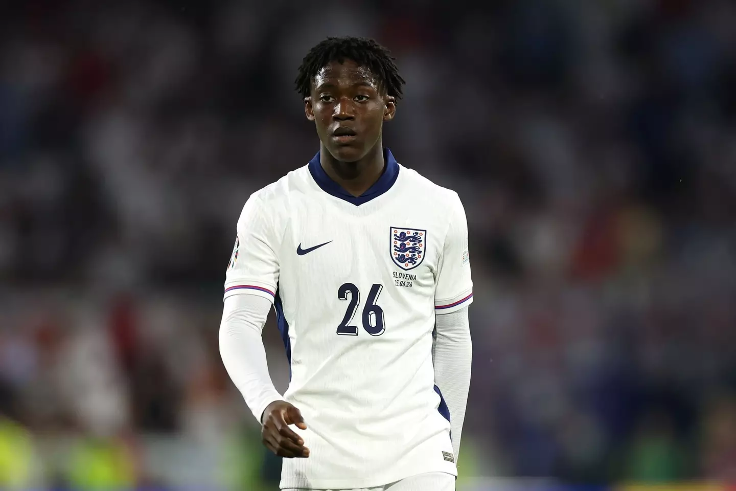 Kobbie Mainoo is reportedly replacing Conor Gallagher. (Eddie Keogh - The FA/The FA via Getty Images)