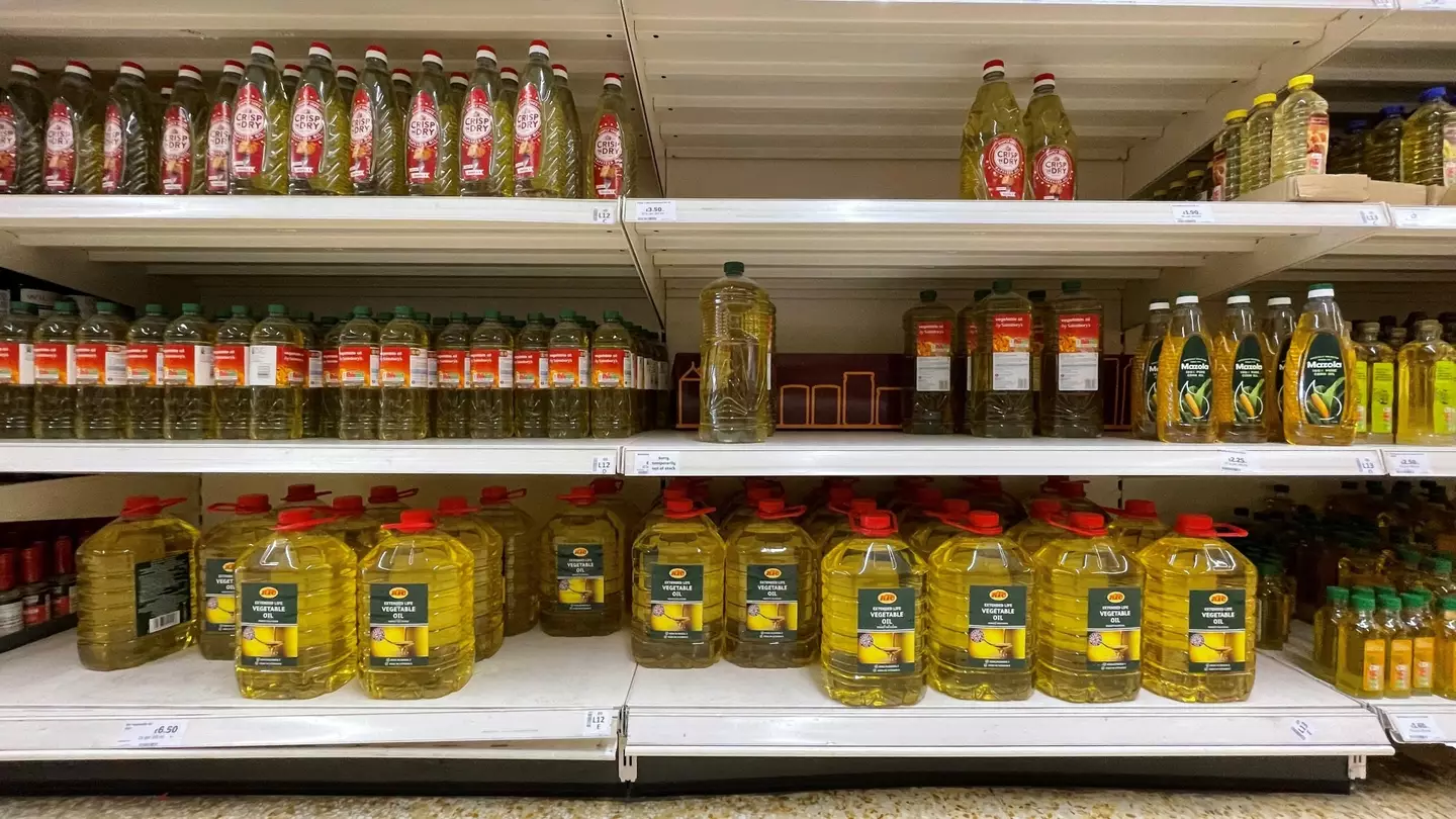 Sainsbury's has not yet introduced any restrictive measures on its cooking oil sales.