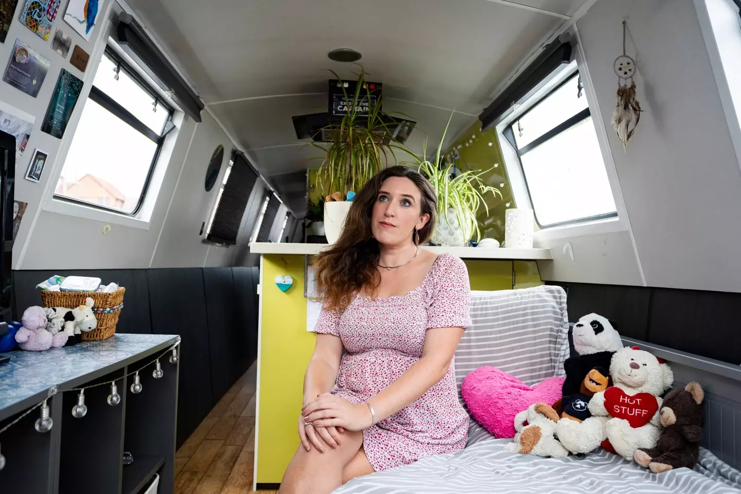 Connie is staying humble despite her big earnings and lives on a narrowboat (SWNS)