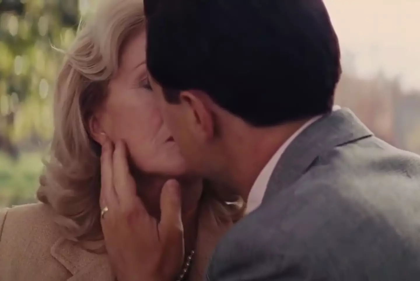 Joanna Lumley said it was no fun kissing Leonardo DiCaprio.