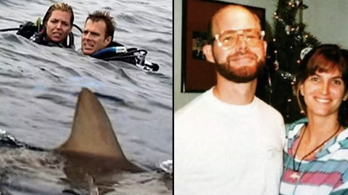 Tragic message discovered as married couple disappeared after being left behind while diving